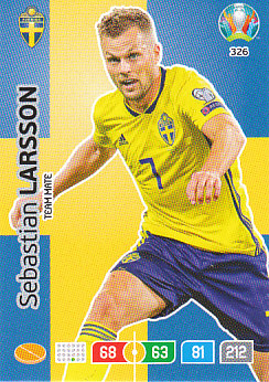 Sebastian Larsson Sweden Panini UEFA EURO 2020#326